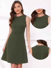 Elavina – Women’s Sleeveless Fit & Flare Mini Dress