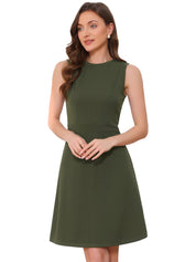 Elavina – Women’s Sleeveless Fit & Flare Mini Dress