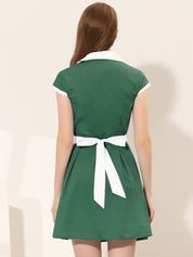 Calivra – Women’s Cotton Camp Collar Shirt Dress