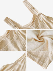 Cotvera - Women’s Sleeveless Cotton Romper