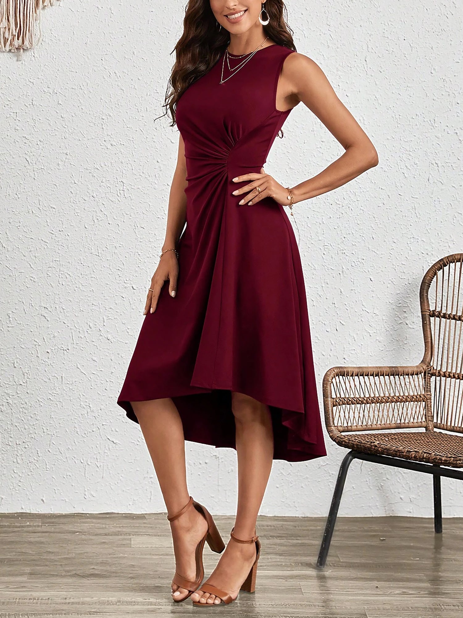 Almira – Women’s Sleeveless Summer Casual Dress
