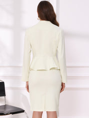 Peplira - Women’s Peplum Work Blouse