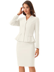 Peplira - Women’s Peplum Work Blouse