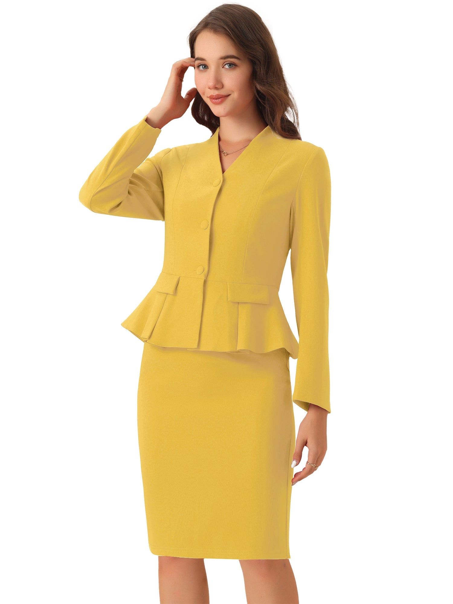 Peplira - Women’s Peplum Work Blouse