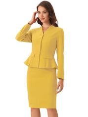 Peplira - Women’s Peplum Work Blouse