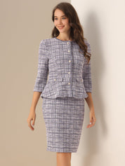 Plaidessa - Women’s Plaid Button Down Dress