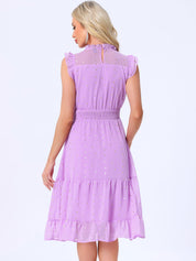 Stellara – Women’s Star Print A-Line Dress