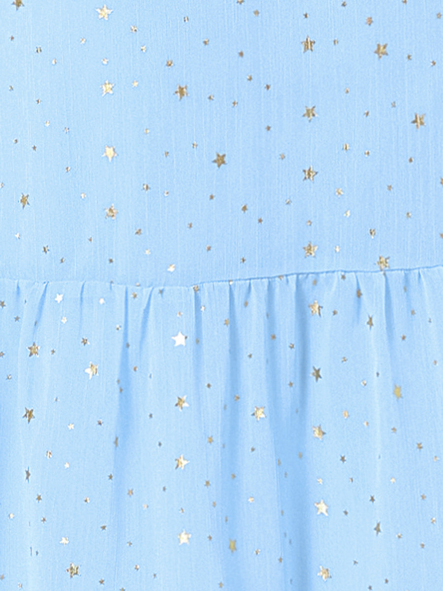 Stellara – Women’s Star Print A-Line Dress