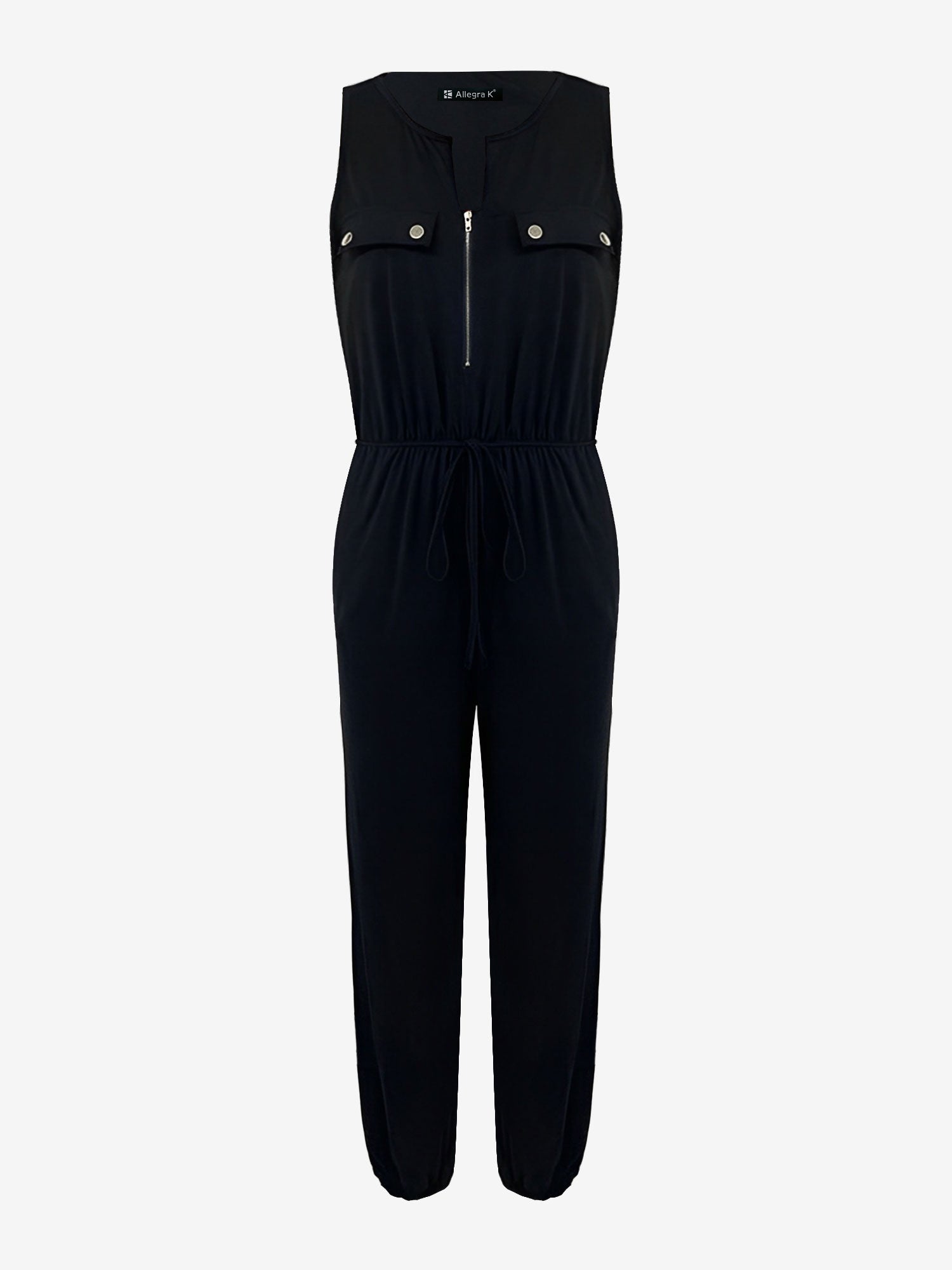 Solvera - Women’s Sleeveless Casual Jumpsuit