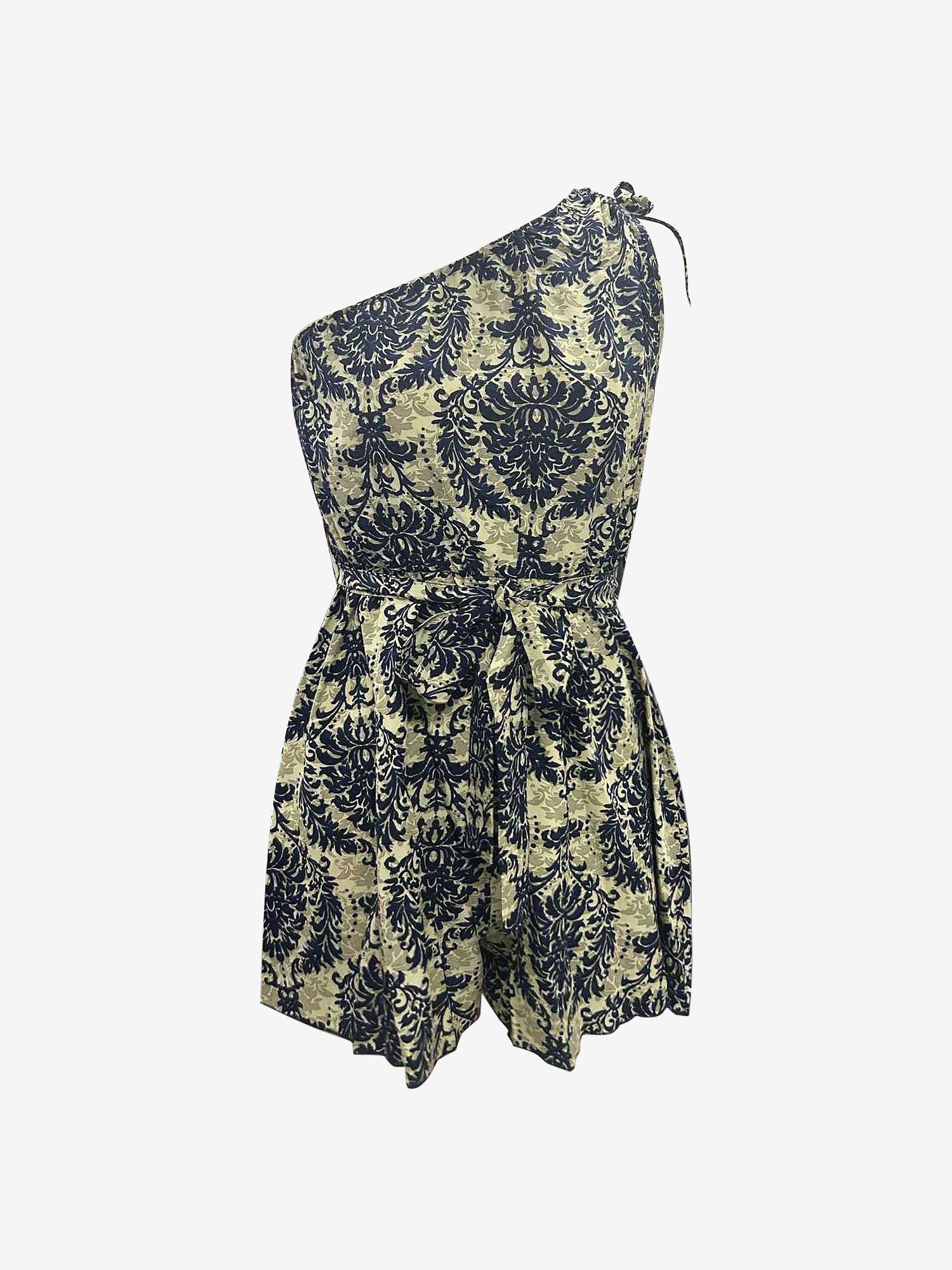 Florvessa - Women’s Floral Sleeveless Romper