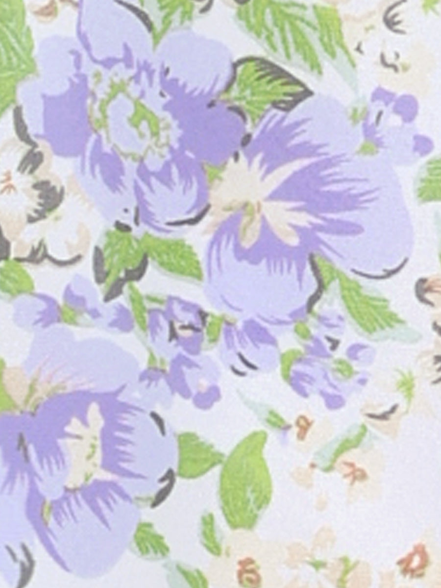 Florvessa - Women’s Floral A-Line Midi Dress