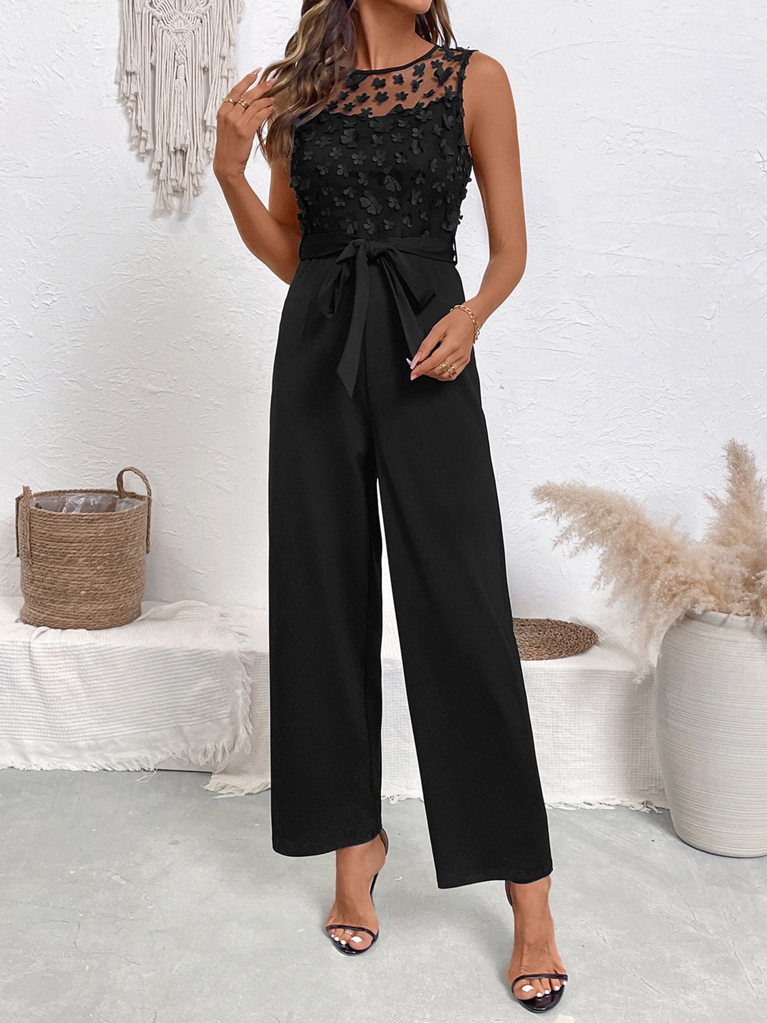 Solvexa - Women’s Sleeveless Summer Jumpsuit