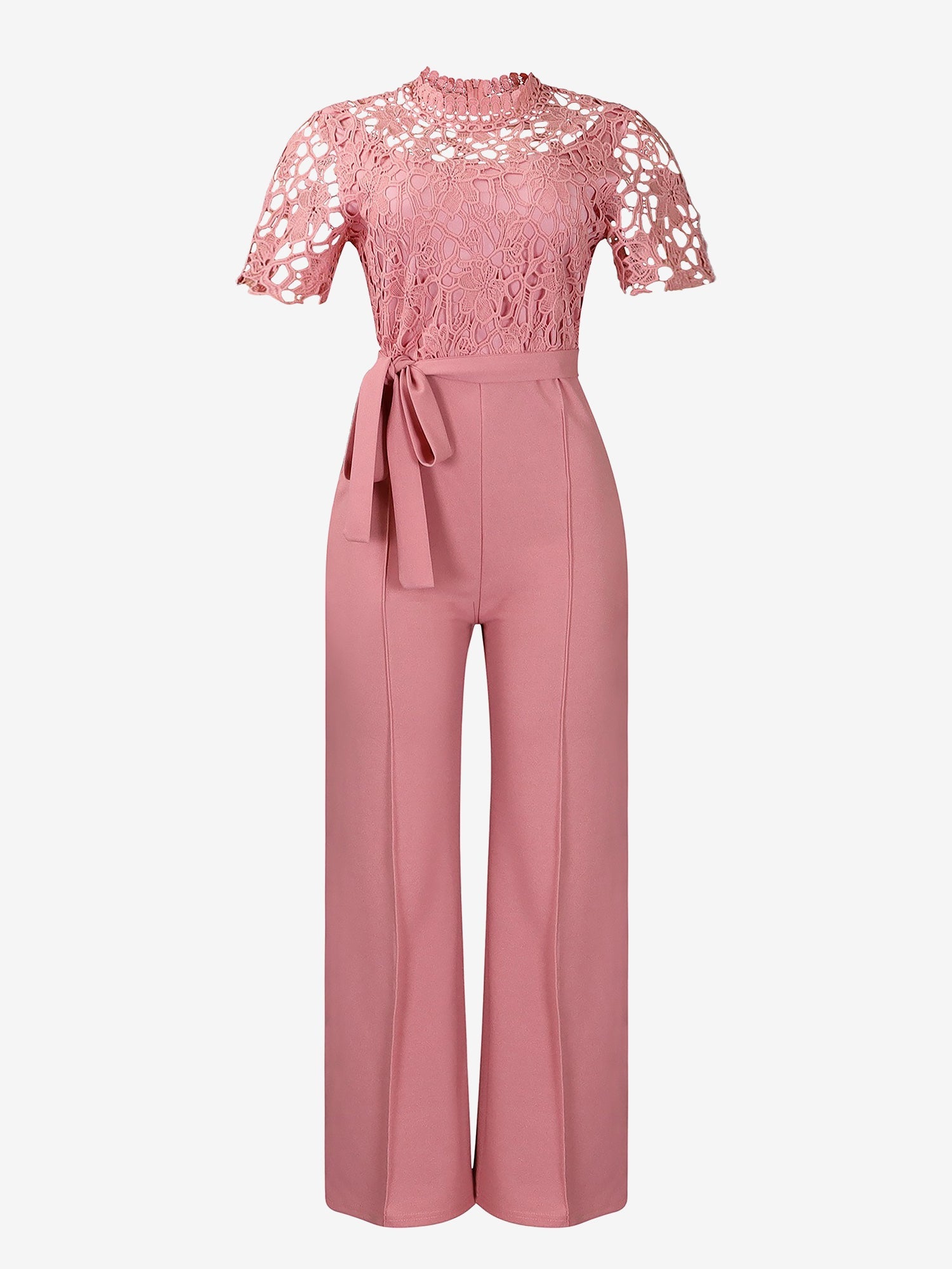 Ofivexa - Women’s Short Sleeve Work Jumpsuit