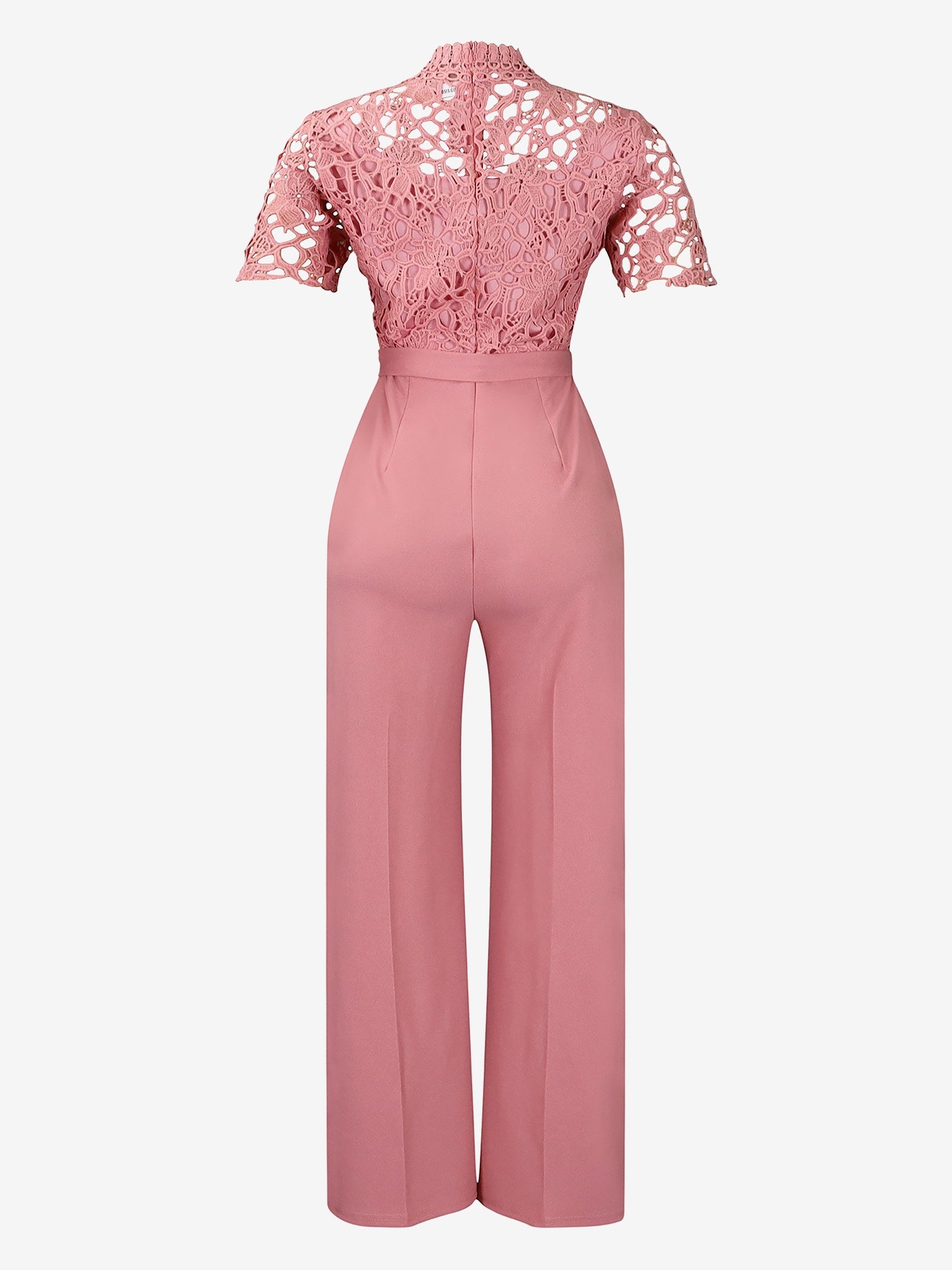 Ofivexa - Women’s Short Sleeve Work Jumpsuit