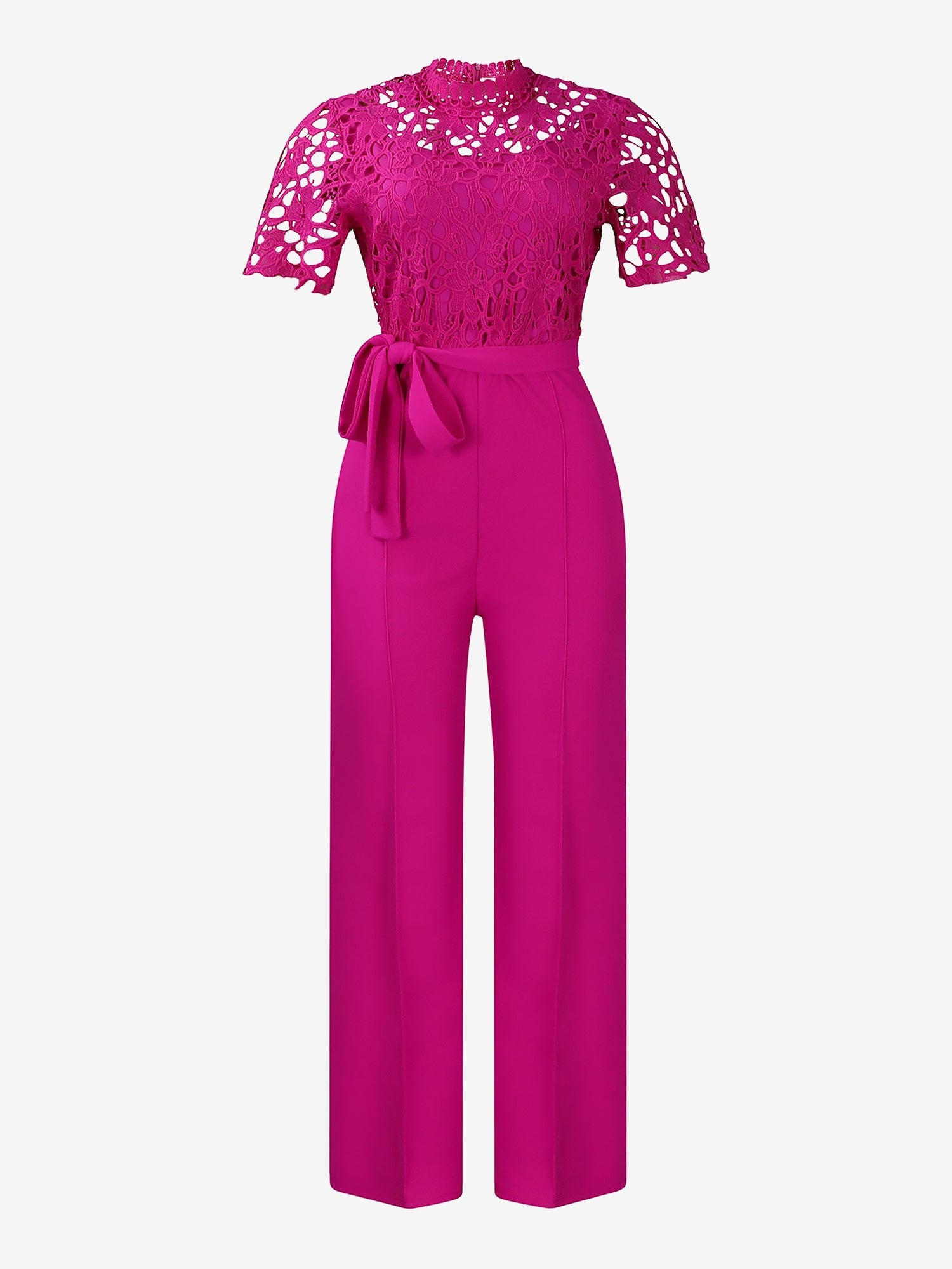 Ofivexa - Women’s Short Sleeve Work Jumpsuit