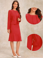 Casvera - Women’s Jacket & Dress Set