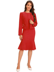 Casvera - Women’s Jacket & Dress Set