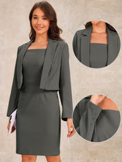 Workvella - Women’s Blazer & Dress Set
