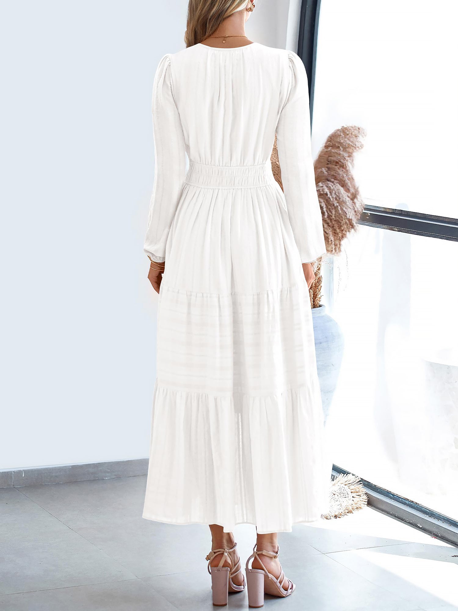 Cotella – Women’s Long Sleeve Cotton Casual Dress