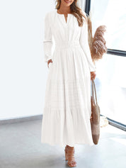 Cotella – Women’s Long Sleeve Cotton Casual Dress
