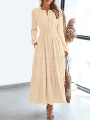 Cotella – Women’s Long Sleeve Cotton Casual Dress
