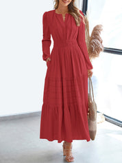 Cotella – Women’s Long Sleeve Cotton Casual Dress