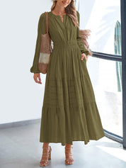 Cotella – Women’s Long Sleeve Cotton Casual Dress