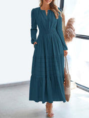 Cotella – Women’s Long Sleeve Cotton Casual Dress