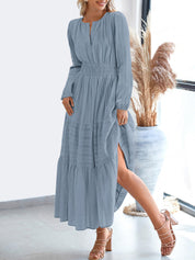 Cotella – Women’s Long Sleeve Cotton Casual Dress