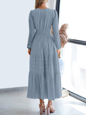 Cotella – Women’s Long Sleeve Cotton Casual Dress