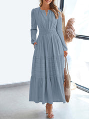 Cotella – Women’s Long Sleeve Cotton Casual Dress