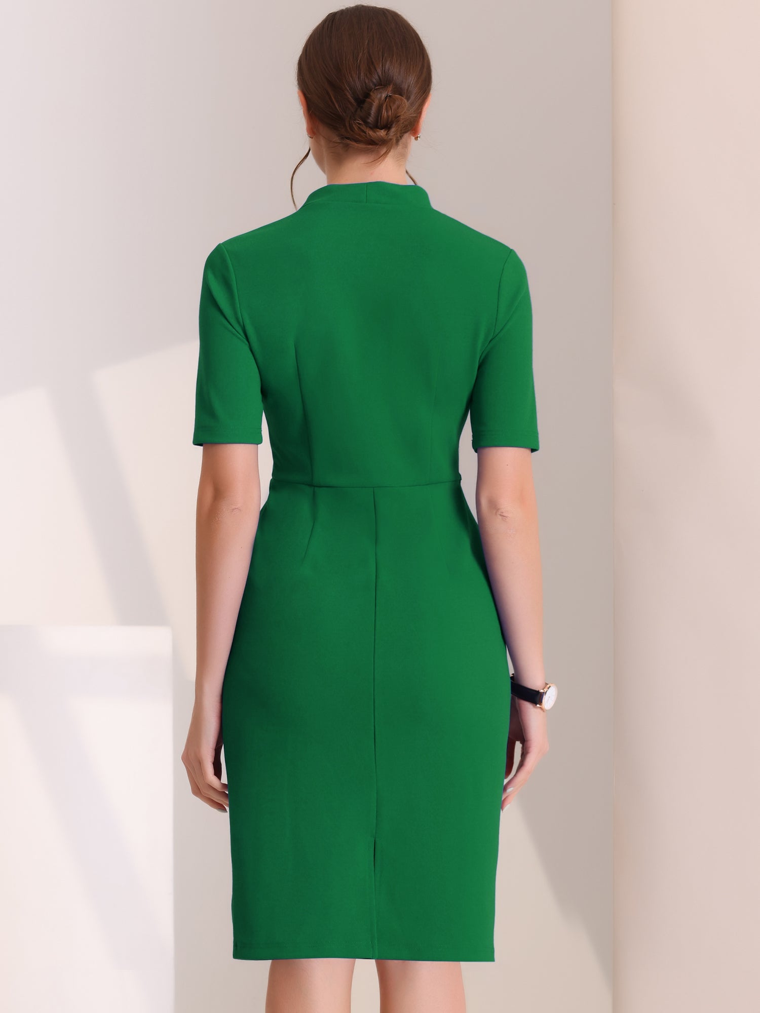 Formessa - Women’s Sheath Work Midi Dress