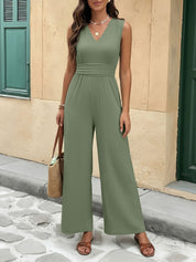 Vissera - Women’s Sleeveless Vacation Jumpsuit