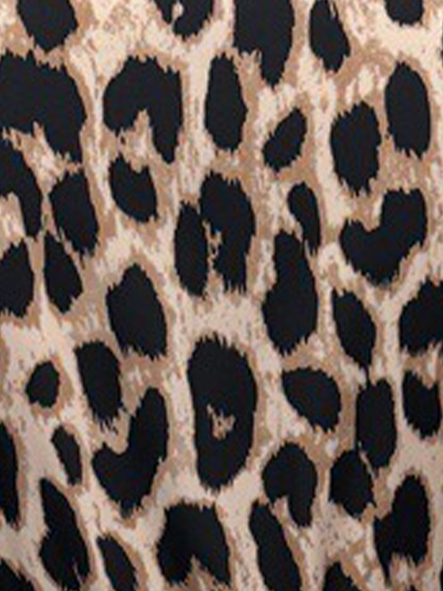 Leovira - Women’s Leopard Sleeveless Jumpsuit