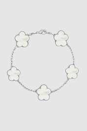 Genevive | Silver Twisted Cuff Bracelet