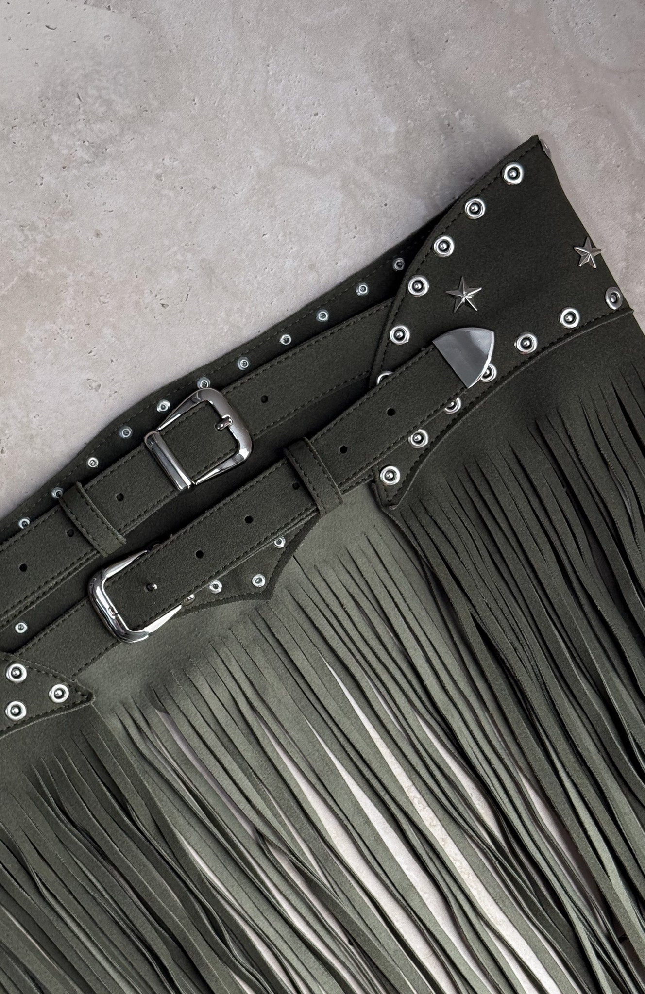 Calyra - Women’s Fringe Studded Belt
