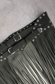 Calyra - Women’s Fringe Studded Belt