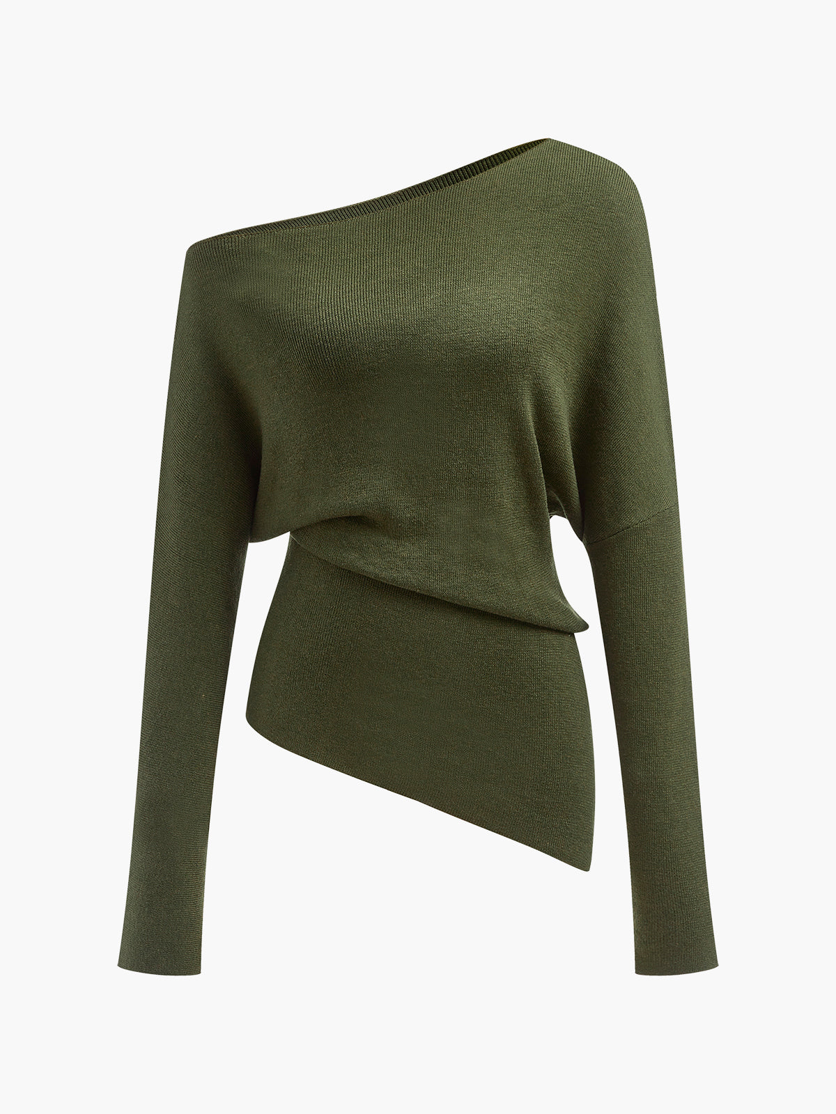 Elvoria | Women’s Cold Shoulder Knit Sweater