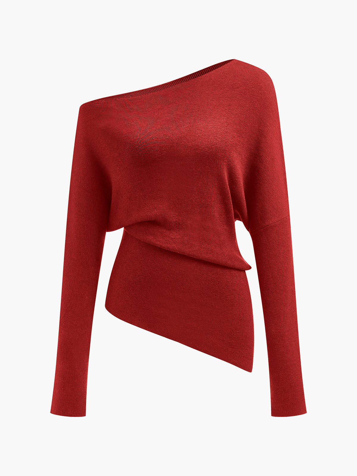 Elvoria | Women’s Cold Shoulder Knit Sweater