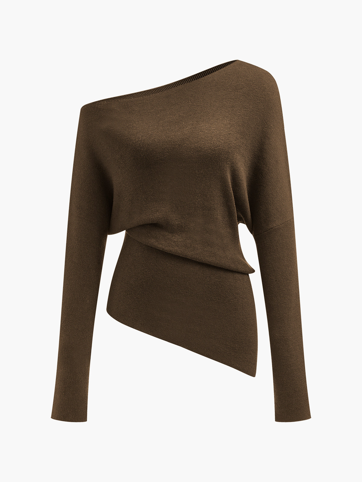 Elvoria | Women’s Cold Shoulder Knit Sweater