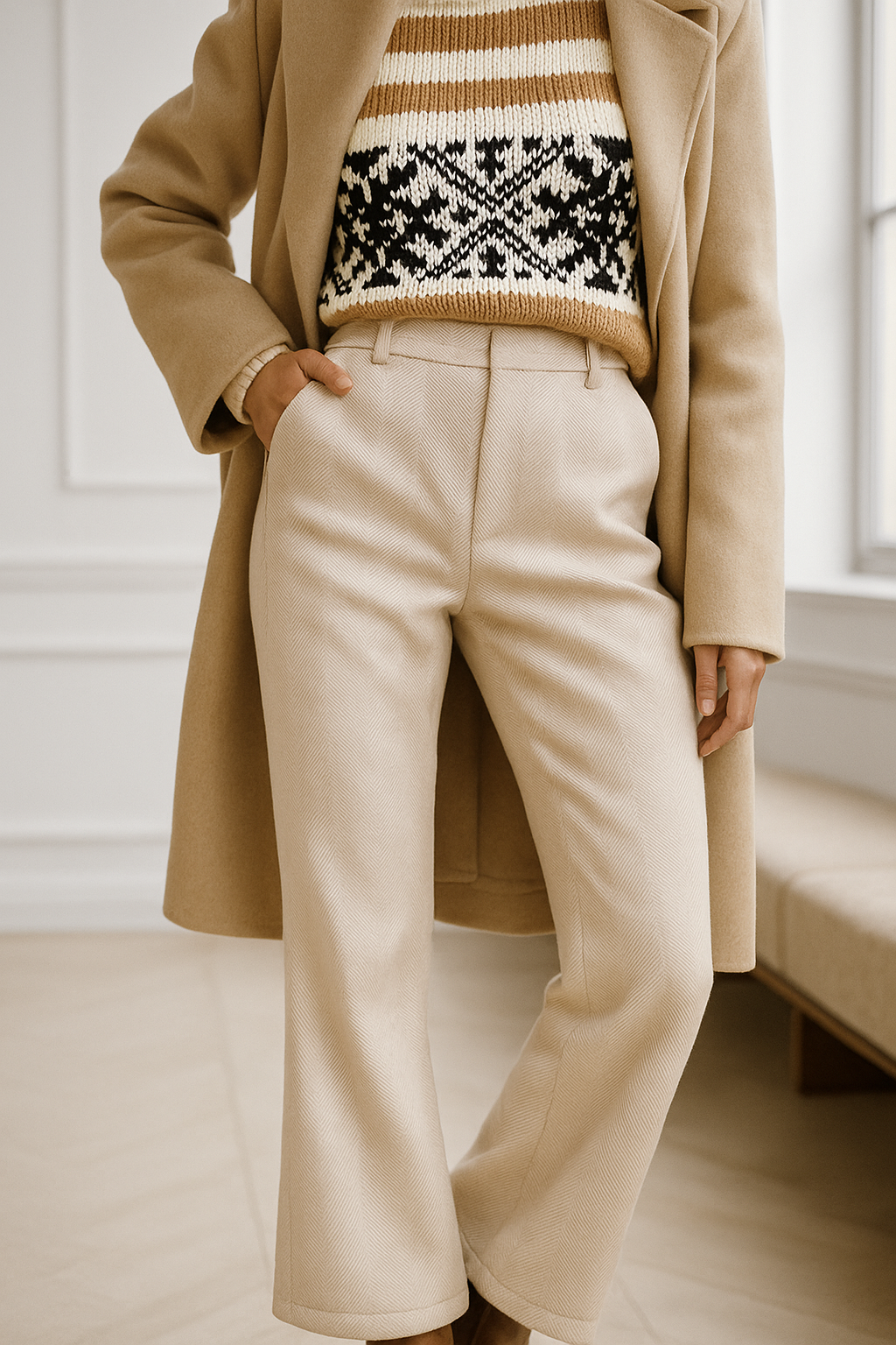 Velori | Wool Tailored Trousers